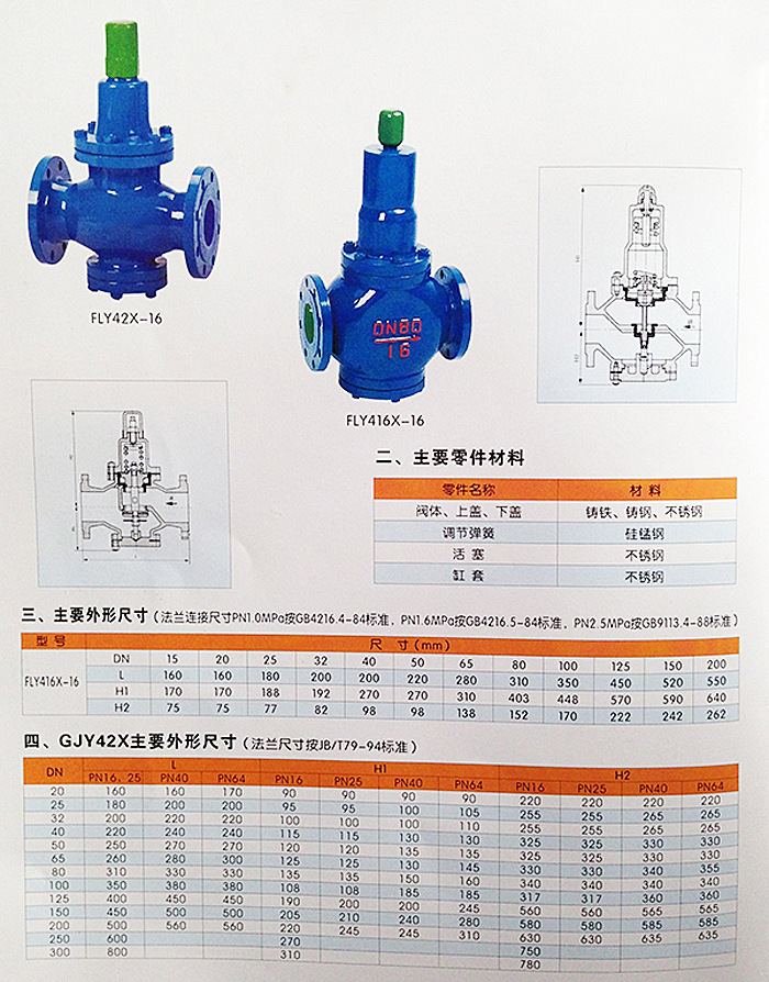 【【实力打造 品质保证】法兰减压阀 可调式减压阀Y416X 欢迎订购】价格,厂家,图片,阀门,永嘉县鑫晖阀门科技-